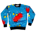Blue Print Sweater