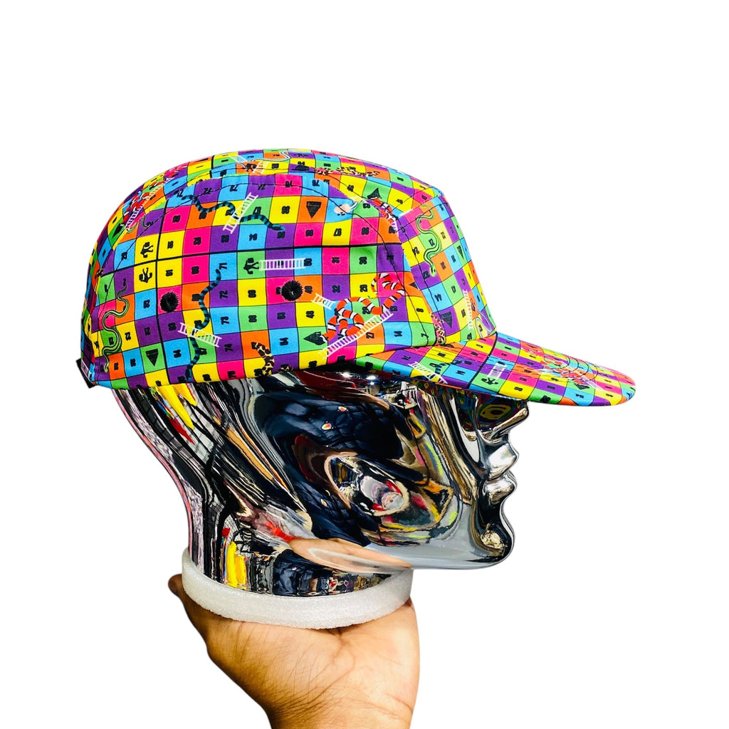 Snake & Ladder 5 Panel Cap